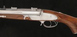 D. Vicknair Bar-in-Wood, Rising Bite Double Rifle, .30 W.C.F. - 2 of 14