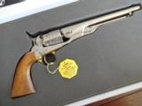 Colt 1860 Army Model F1200 LNK - Colt Custom Shop – ELECTROLESS NICKEL FINISH – w/ box and papers, in excellent unfired condition – RARE - 1 of 50 - 2 of 12