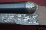 Belgian Best Quality 12 Gauge with Deeply Engraved Bird Hunting Scenes - 4 of 12