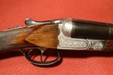 Beretta 12-Gauge SxS Model 410E Manufactured in 1959, Extensive Engraving, Jeweled Water Table, Coin Finish, Ejectors - 12 of 19