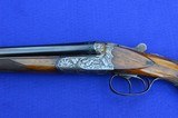 German Custom 16-Gauge Game Gun, Krupp Steel Barrels, Extensive Game-Scene Engraving, Weighs 6 Pounds 2 Ounces - 1 of 19