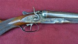 Liegeoise D’Arms 12-Gauge Game Gun, Excellent Original Condition, Fine Damascus Barrels with Gold Inlay - 4 of 20