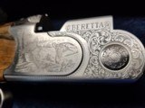 Beretta Silver Pigeon III Sporting Two Gauge Set 20&28 with 30" Barrels and Upgraded Wood Joel Etching Guns - 3 of 8