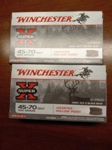 Winchester Super x 45-70 GOVT
300 gr. Jacketed Hollow Point - 1 of 3