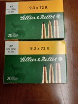 Sellier & Bellot 9,3 X 72 R 193 gr. - 1 of 5