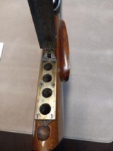 PRE-WAR GERMAN DRILLING WITH UNUSUAL 24 GAUGE SHOTGUN BARRELS AND 6.5MM RIFLE BARREL. 24x24x6.5mm. - 14 of 15