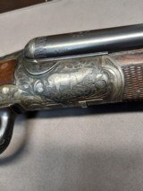 PRE-WAR GERMAN DRILLING WITH UNUSUAL 24 GAUGE SHOTGUN BARRELS AND 6.5MM RIFLE BARREL. 24x24x6.5mm. - 6 of 15