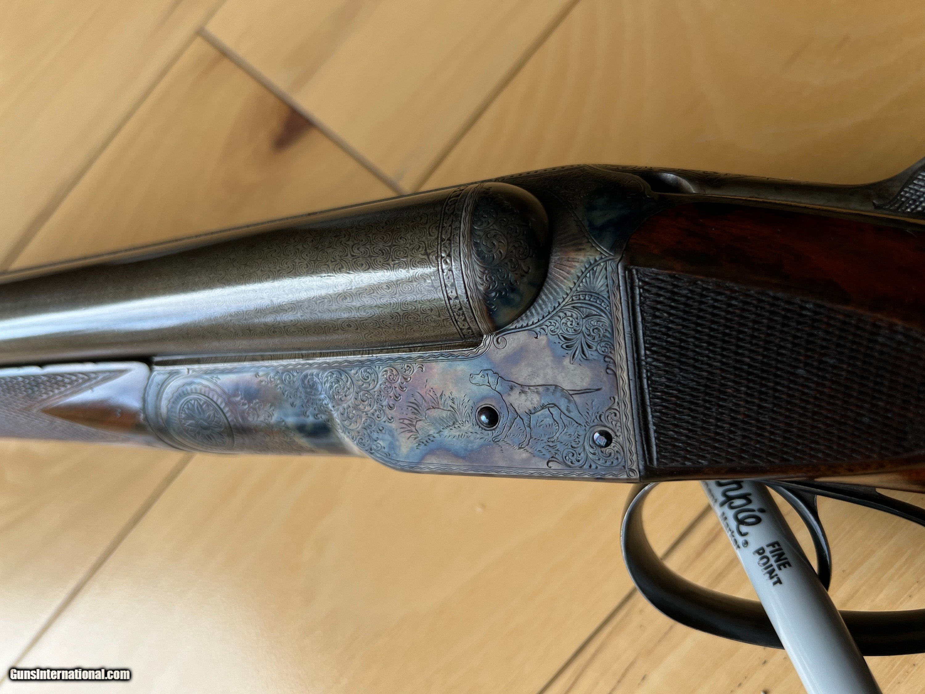 COLT 1883 HIGH GRADE HAMMERLESS 12 GAUGE SXS SHOTGUN With Colt Archive ...