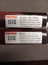 Norma 9.3X62 285 grains Soft Point Alaska - 2 of 6