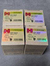 Hornady custom 500 S&W 300 gr FTX 80 Rounds - 3 of 4