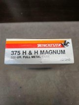 Winchester Super-X 375 H&H Magnum 300 Grain Full Metal Case - 2 of 4