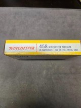 Winchester Super Speed 458 Winchester Magnum 500 Grain FMC - 3 of 5