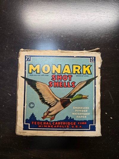 50 Rounds 2 Full Boxes Winchester Ranger & Federal Monark 12 Gauge Vintage Paper Ammo - Image 1 of 10