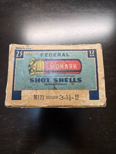 50 Rounds 2 Full Boxes Winchester Ranger & Federal Monark 12 Gauge Vintage Paper Ammo - Image 8 of 10