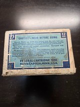 50 Rounds 2 Full Boxes Winchester Ranger & Federal Monark 12 Gauge Vintage Paper Ammo - Image 7 of 10