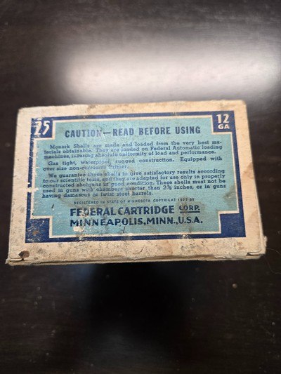 50 Rounds 2 Full Boxes Winchester Ranger & Federal Monark 12 Gauge Vintage Paper Ammo - Image 7 of 10