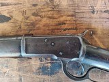 WINCHESTER MODEL 1892 Lever Action Rifle in 38 W.C.F. CALIBER 38-40 Made in 1903 Excellent Shooter - 6 of 15