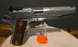 COLT Gold Cup Trophy 1911 Custom Hand Engraved American Flag Don't Tread on Me Snake