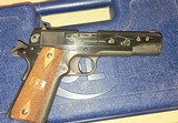 Colt 1911 Custom Hand Engraved Vietnam Helicopter Commemorative Pistol - Image 2 of 11