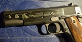 Colt 1911 Custom Hand Engraved Vietnam Helicopter Commemorative Pistol - Image 7 of 11