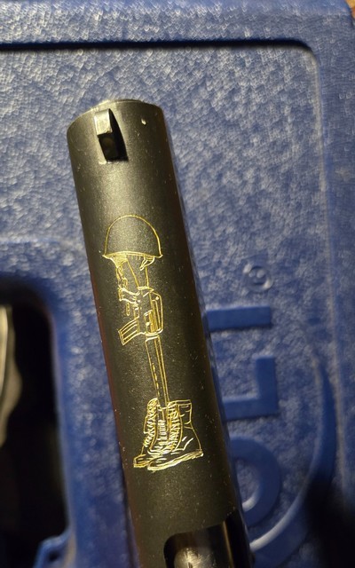 Colt 1911 Custom Hand Engraved Vietnam Helicopter Commemorative Pistol - Image 6 of 11