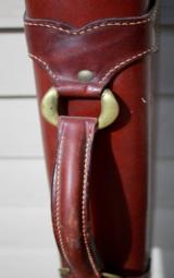 Vintage Leather Take Down Shotgun case - 4 of 8