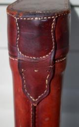 Vintage Leather Take Down Shotgun case - 6 of 8