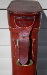 Vintage Leather Take Down Shotgun case - 3 of 8
