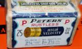 Peters 20ga Bluebill Shotgun Shells Shotshells - 2 Piece Box FULL - 4 of 8