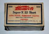 Western Super-X 22 Short - Full Brick - 10 boxes - 2 of 2