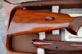 Browning Grade II 22 Auto Cased - 1950's with early wheel sight- 9 of 15