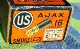 Ajax 16ga Shotshell box - Factory Sealed! - 2 of 9