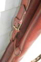 Exposito Spanish Best Leather Full Length Two Gun Shotgun Case - NICE! - 9 of 15