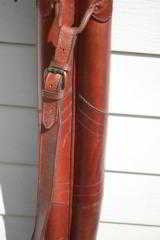 Exposito Spanish Best Leather Full Length Two Gun Shotgun Case - NICE! - 14 of 15
