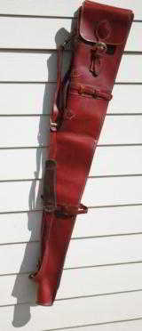 Holland Sport Leather Full Length Two Gun Shotgun Case - MINT! - 6 of 15