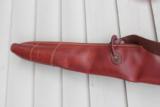 Full Length Small Bore Leather Shotgun Gun Case - 4 of 10