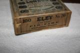 Eley 100 Count Pin Fire Shellbox Full NICE! - 3 of 12