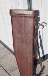 Red Head Leather Two Barrel Shotgun Case - 2 of 12