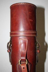 Holland Sport Leather Fly Fishing Case - NICE! - 1 of 13