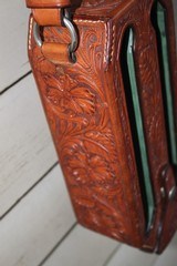 English Sinclair Loadmaster Shell Caddy in Custom Tooled Leather Case - 6 of 18
