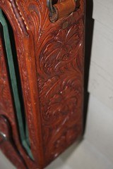 English Sinclair Loadmaster Shell Caddy in Custom Tooled Leather Case - 5 of 18