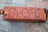 English Sinclair Loadmaster Shell Caddy in Custom Tooled Leather Case - 16 of 18