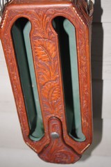 English Sinclair Loadmaster Shell Caddy in Custom Tooled Leather Case - 2 of 18