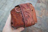 English Sinclair Loadmaster Shell Caddy in Custom Tooled Leather Case - 17 of 18