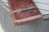 Vintage English Leather Coffin Style Shotgun Case - BOSS
Rare Case - 3 of 17