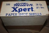 Western Xpert 20ga 100 count Two Piece Shotgun Shell Box - SEALED! - 8 of 8