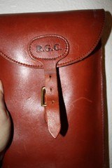 Vintage Leather Full Length Shotgun Gun Case - 13 of 15