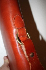 Vintage Leather Full Length Shotgun Gun Case - 10 of 15