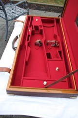 Famars Abbiatico & Salvinelli Nizzoli Two Gun Oak and Leather Case - NICE! - 17 of 20
