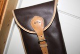 Leather Full Length Two Gun English Style Shotgun Cases - 3 of 18